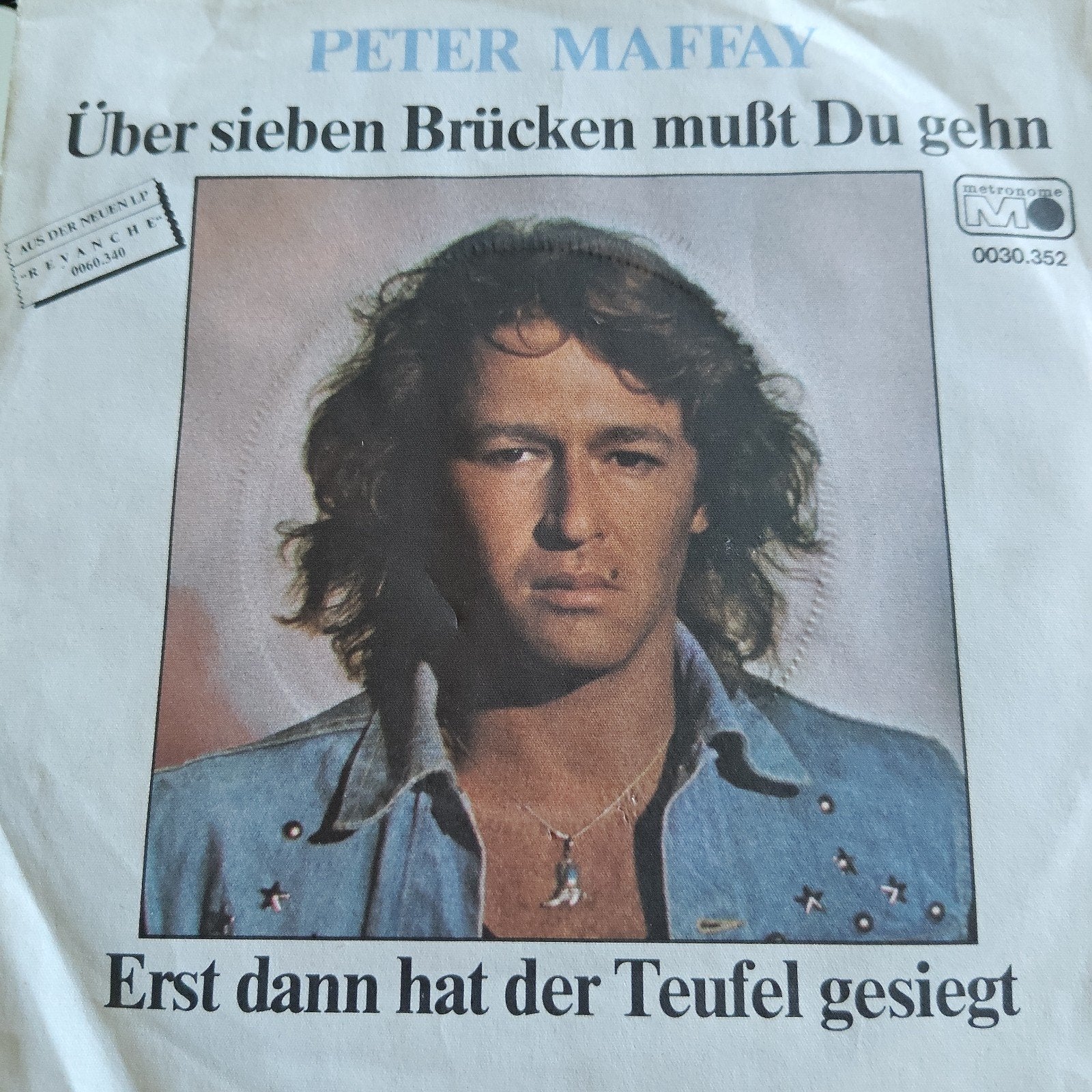 Peter Maffay - Über sieben Brücken mußt Du gehn Single, Cd's en Dvd's, Ophalen of Verzenden, Gebruikt