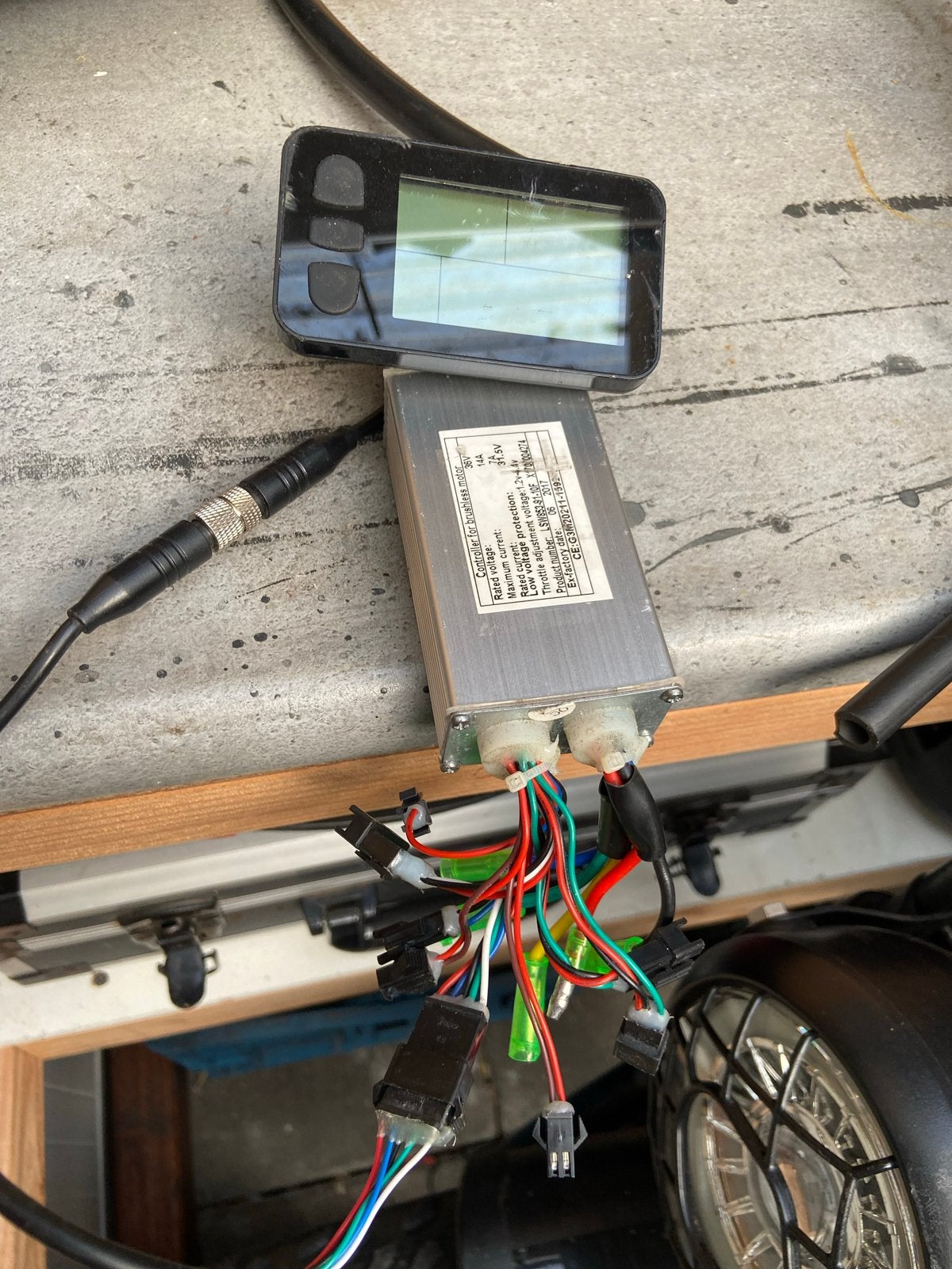 Ebike controller en scherm, Fietsen en Brommers, Fietsonderdelen, Elektrische fiets, Overige typen, Nieuw, Ophalen of Verzenden