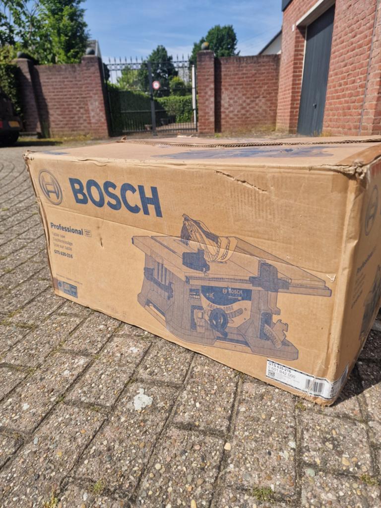 Bosch professional gts 635. 216, Ophalen, Cirkelzaag, 70 mm of meer, Zo goed als nieuw