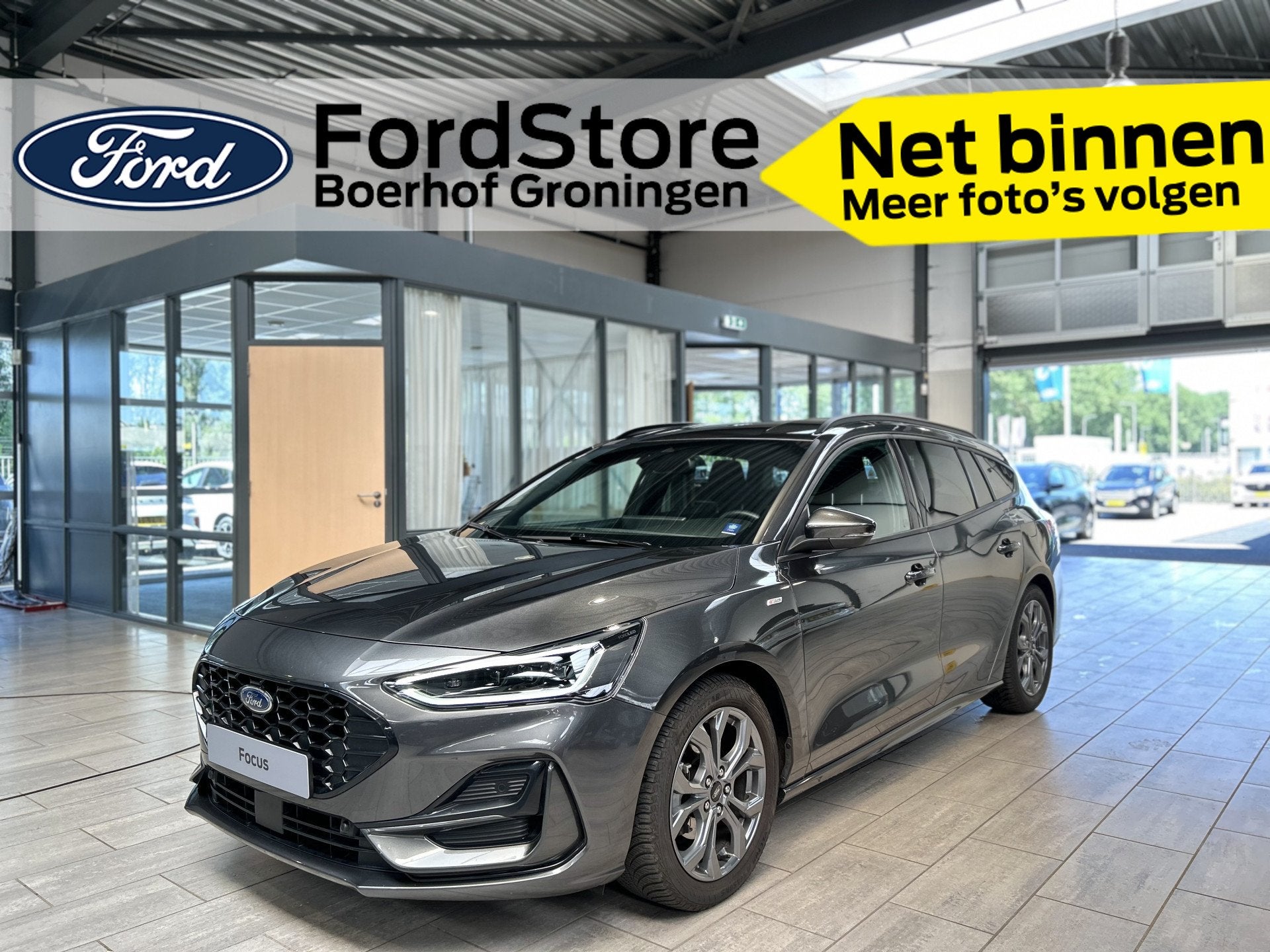 Ford FOCUS Wagon EcoBoost Hybrid 155pk ST Line X | AUTOMAAT, Auto's, Ford, 12 maanden, Stof, Gebruikt, 155 pk