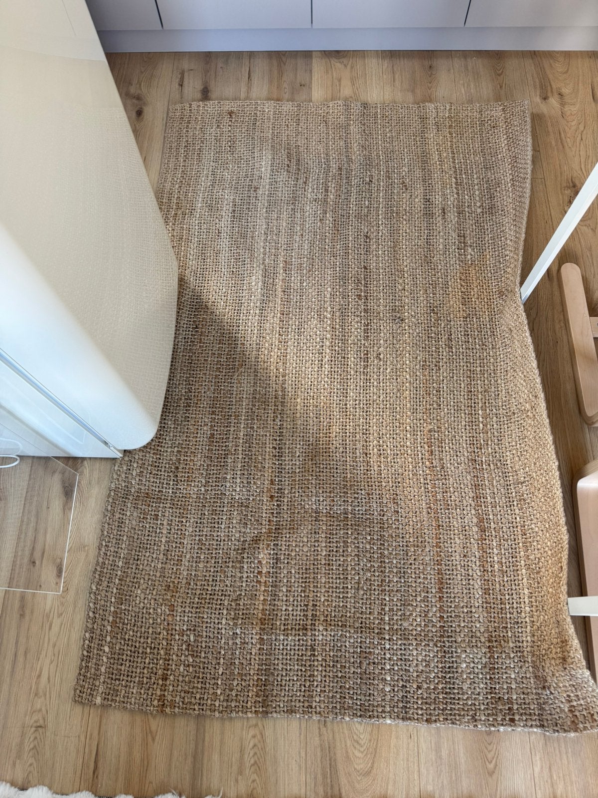 Jute vloerkleed rechthoek 180x120, Ophalen, 100 tot 150 cm, Zo goed als nieuw, 150 tot 200 cm