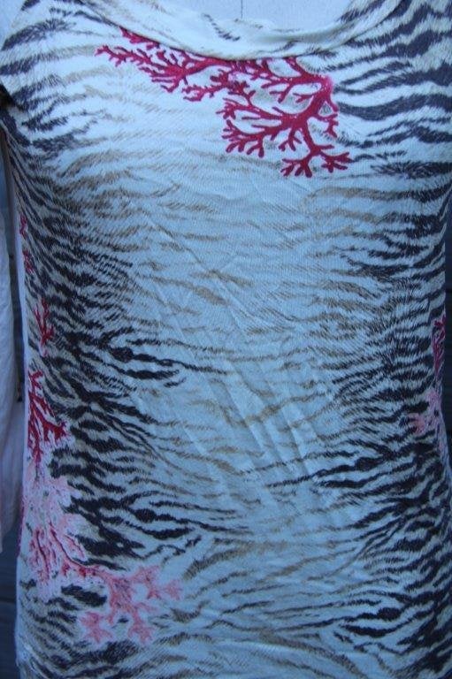 Tuniek beige/ rood Heley mt S Vaste prijs, Beige, Heley, Ophalen of Verzenden, Zo goed als nieuw