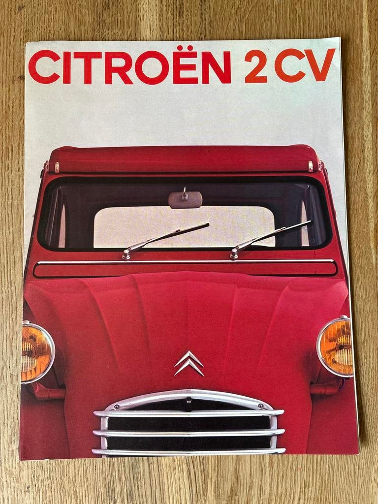 Citroën 2CV brochure 7/70, Ophalen of Verzenden, Zo goed als nieuw, Citroën