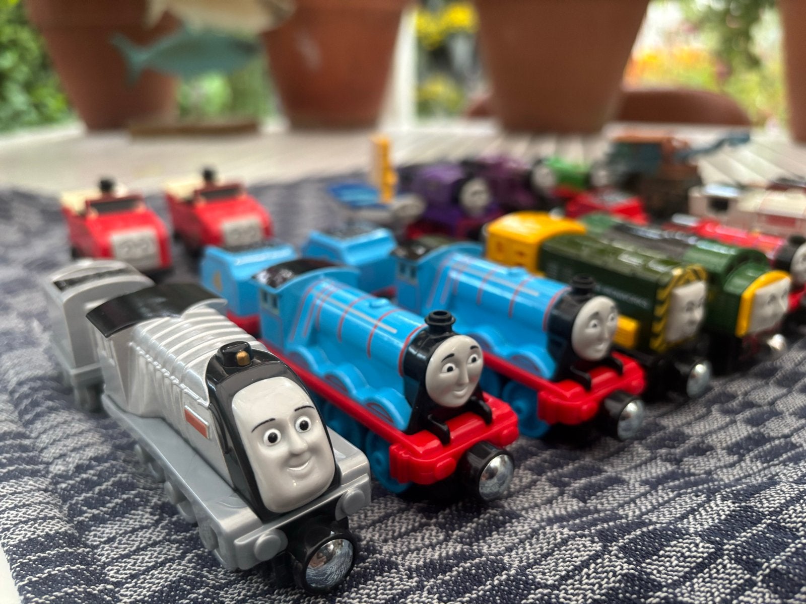 Grote collectie Thomas de Trein locomotieven en wagons, Ophalen of Verzenden, Nieuw