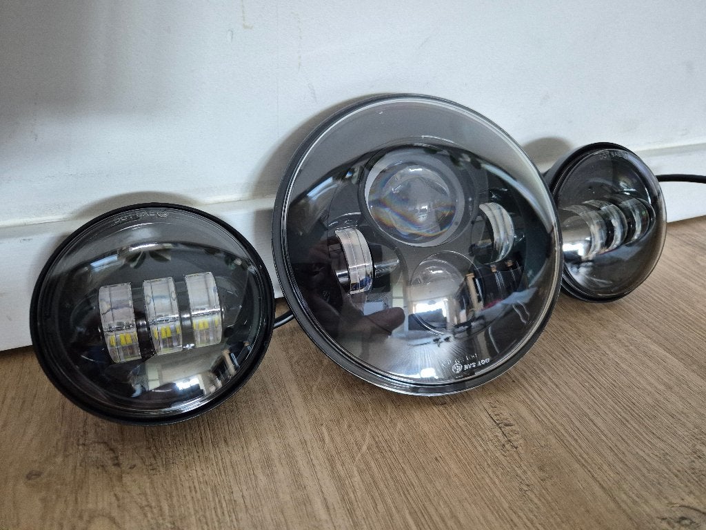 LED Koplamp mistlampen Touring Fatboy Electra / Road Glide, Ophalen of Verzenden