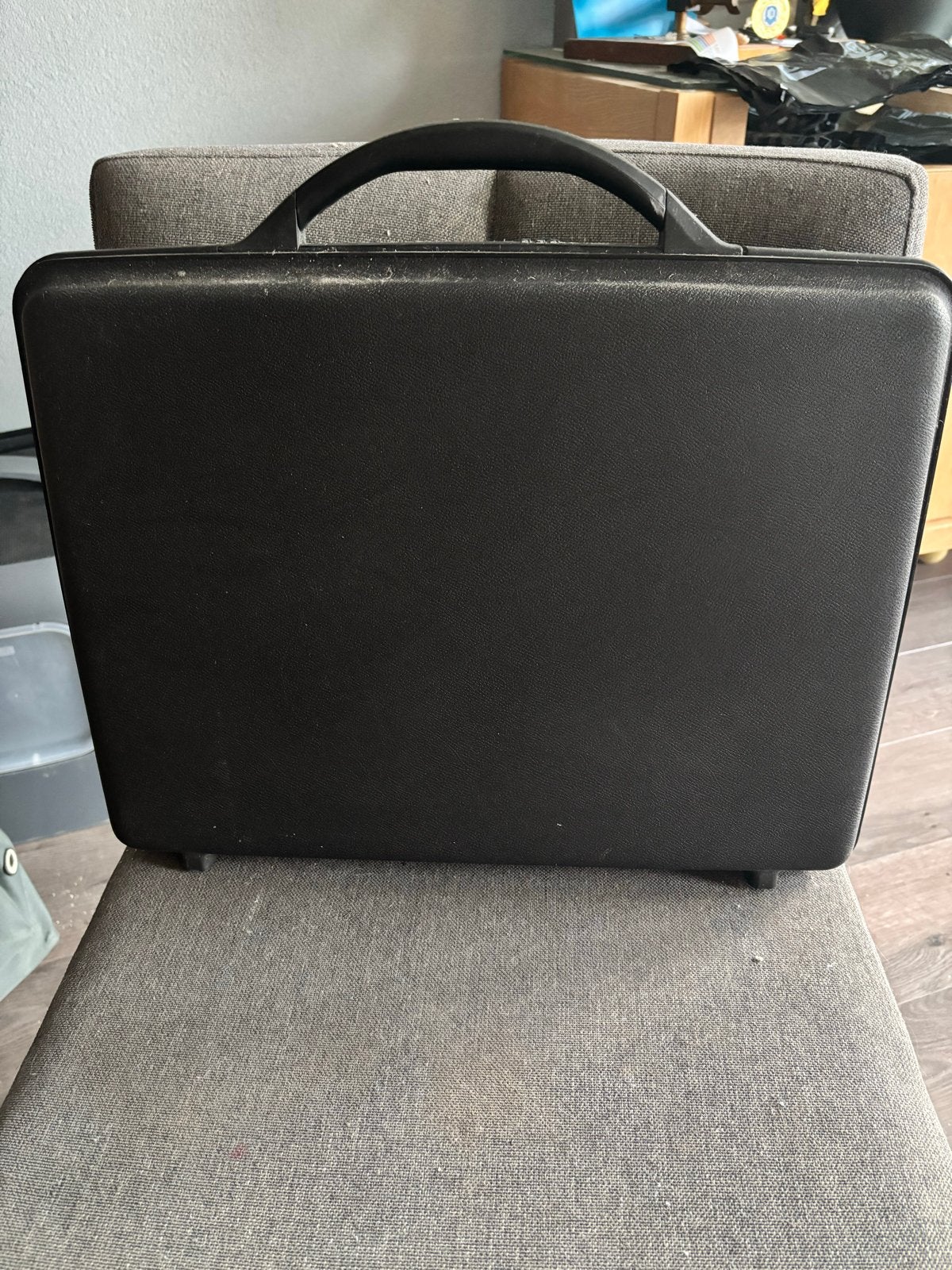 Zwarte Samsonite Attachékoffer met cijferslot, Ophalen, 50 tot 60 cm, Hard kunststof, Slot