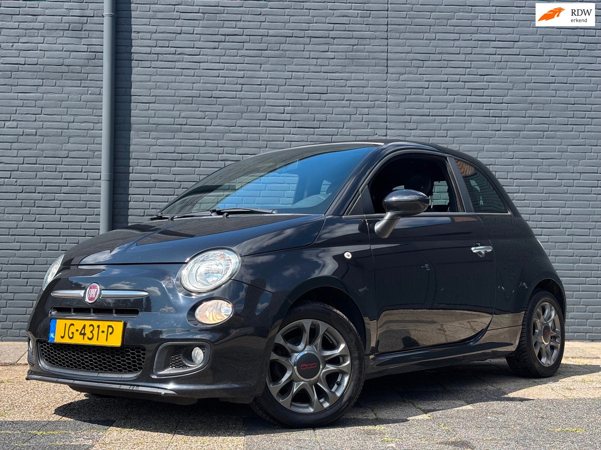 Fiat 500 0.9 Sport Cabrio | Climate | Half leder, Auto's, Fiat, Voorwielaandrijving, Euro 5, 86 pk, Gebruikt