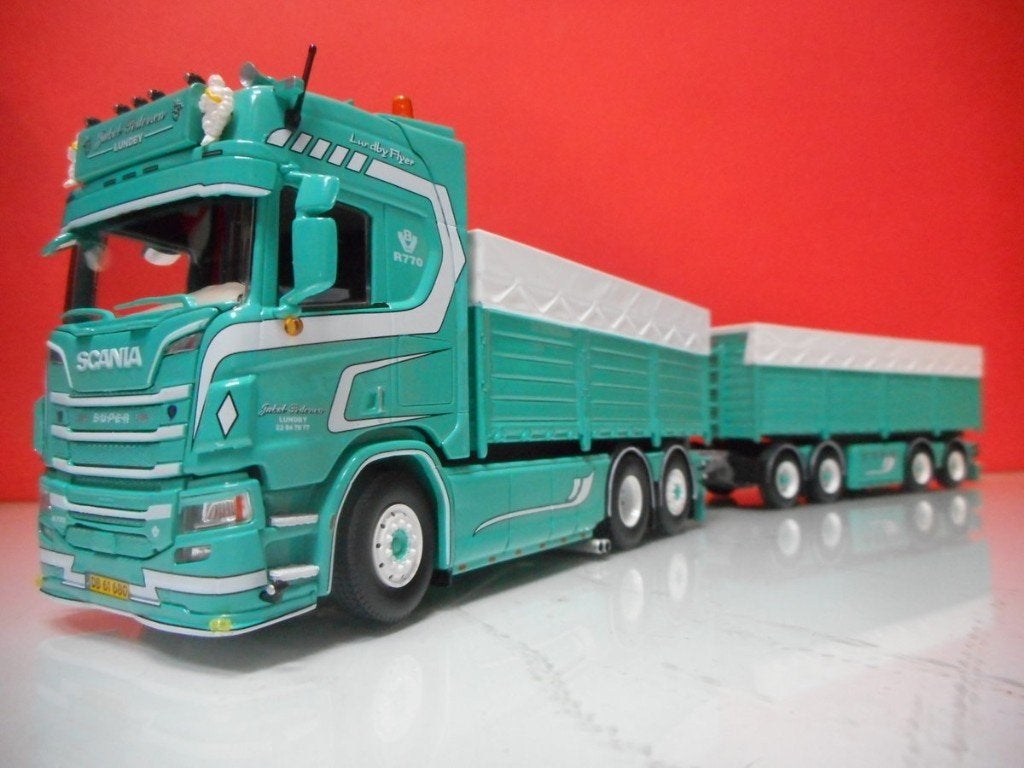 TEKNO SCANIA JAKOB PEDERSEN DENEMARKEN 87946, Hobby en Vrije tijd, Modelauto's | 1:50, Ophalen of Verzenden, Nieuw, Bus of Vrachtwagen