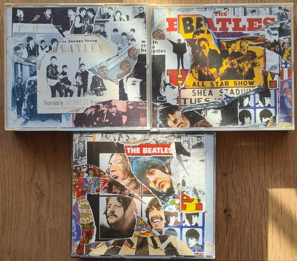 BEATLES - Anthology 1, 2 & 3 ( complete set van 6 CDs ), Ophalen of Verzenden, Zo goed als nieuw, Classic Rock
