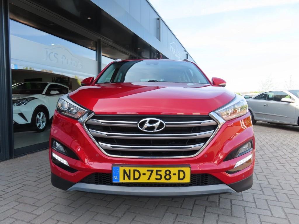 Hyundai TUCSON 1.6 GDI Comfort Ecc Navi Camera Trekhaak 2017, Voorwielaandrijving, Gebruikt, 4 cilinders, 132 pk