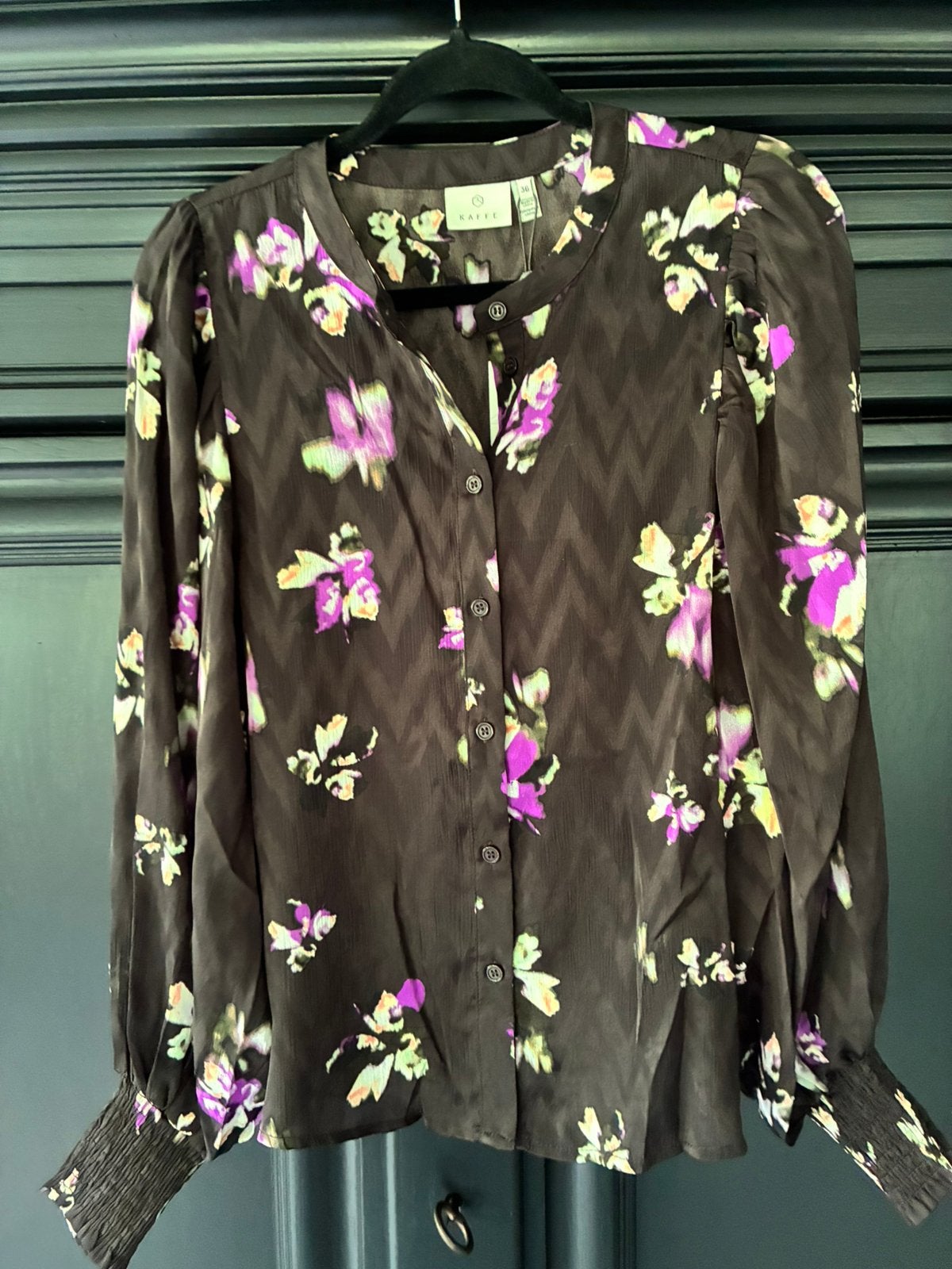 Chique d.bruine blouse Kaffe 36 -nieuw-, Verzenden, Nieuw, Maat 36 (S), Bruin