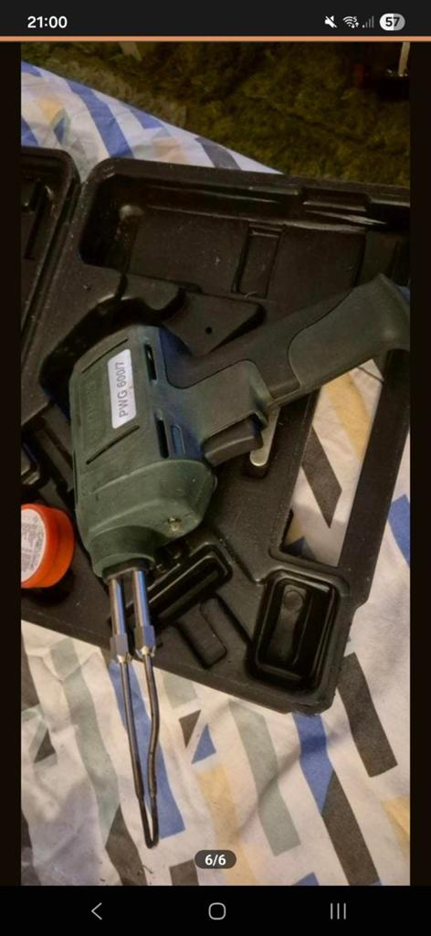 Soldeerpistool en verfbrander set, Doe-het-zelf en Verbouw, Ophalen of Verzenden, Gebruikt