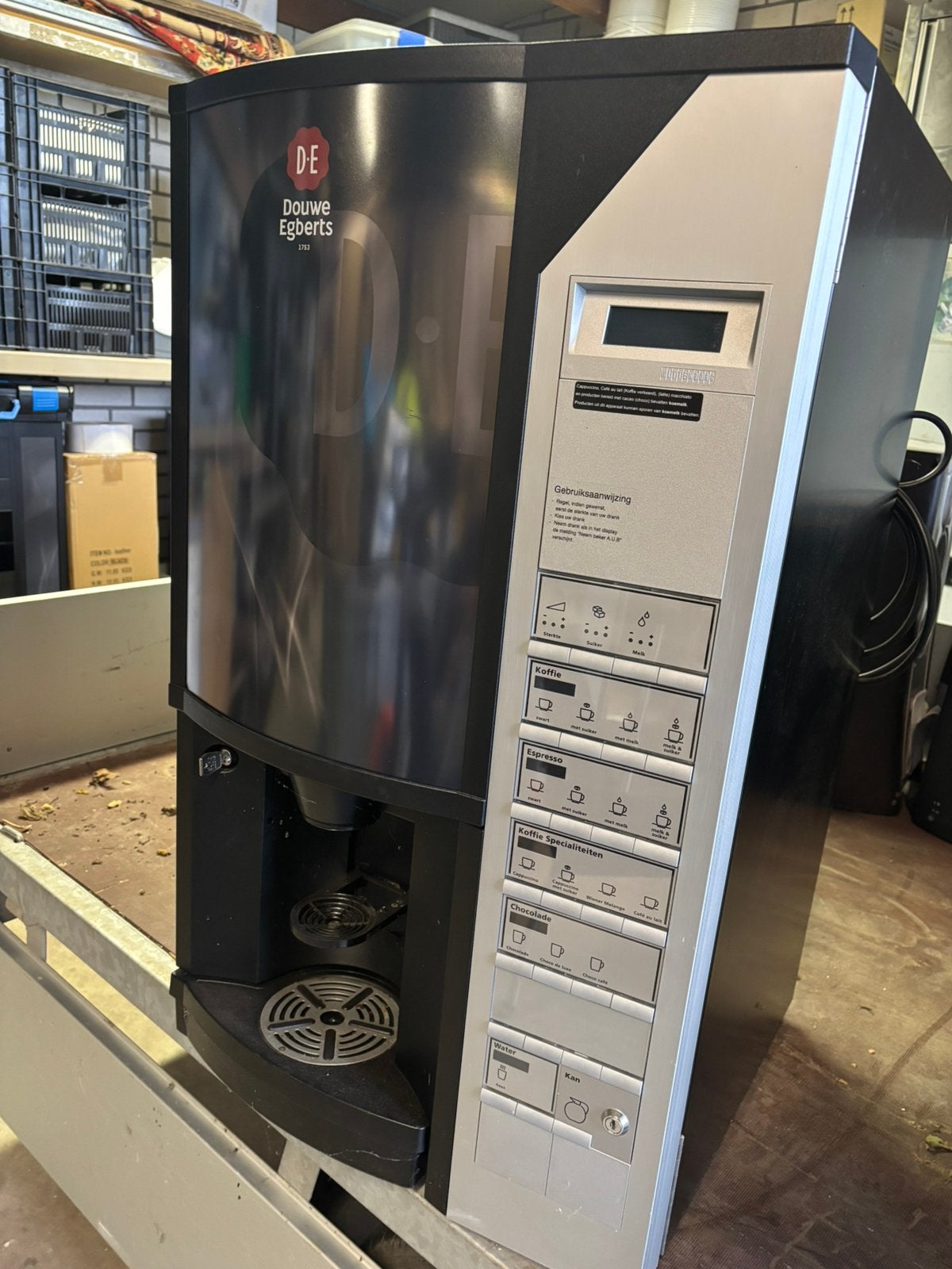 Cafitesse Douwe Egberts, Ophalen, Gebruikt