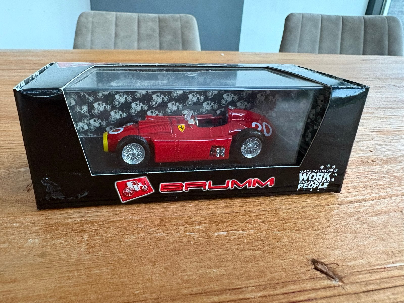 Brumm Ferrari D50 G.P. Montecarlo 1956 1:43 schaalmodel, Overige merken, Auto, 1:32 tot 1:50, Ophalen of Verzenden