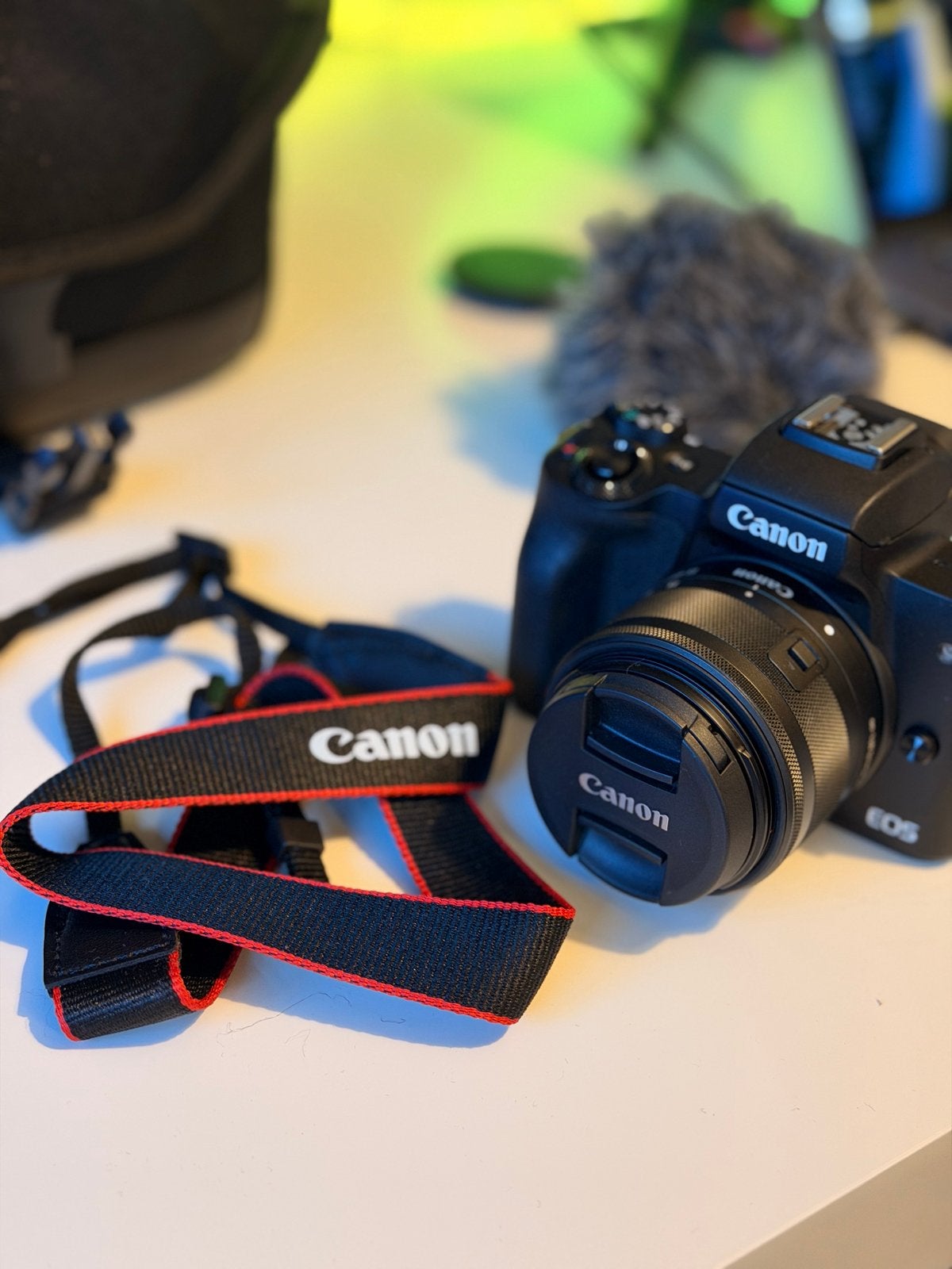 Canon EOS M50 Mark II Systeemcamera met 15-45mm lens, Audio, Tv en Foto, Ophalen, Canon, Beeldstabilisatie, Zo goed als nieuw