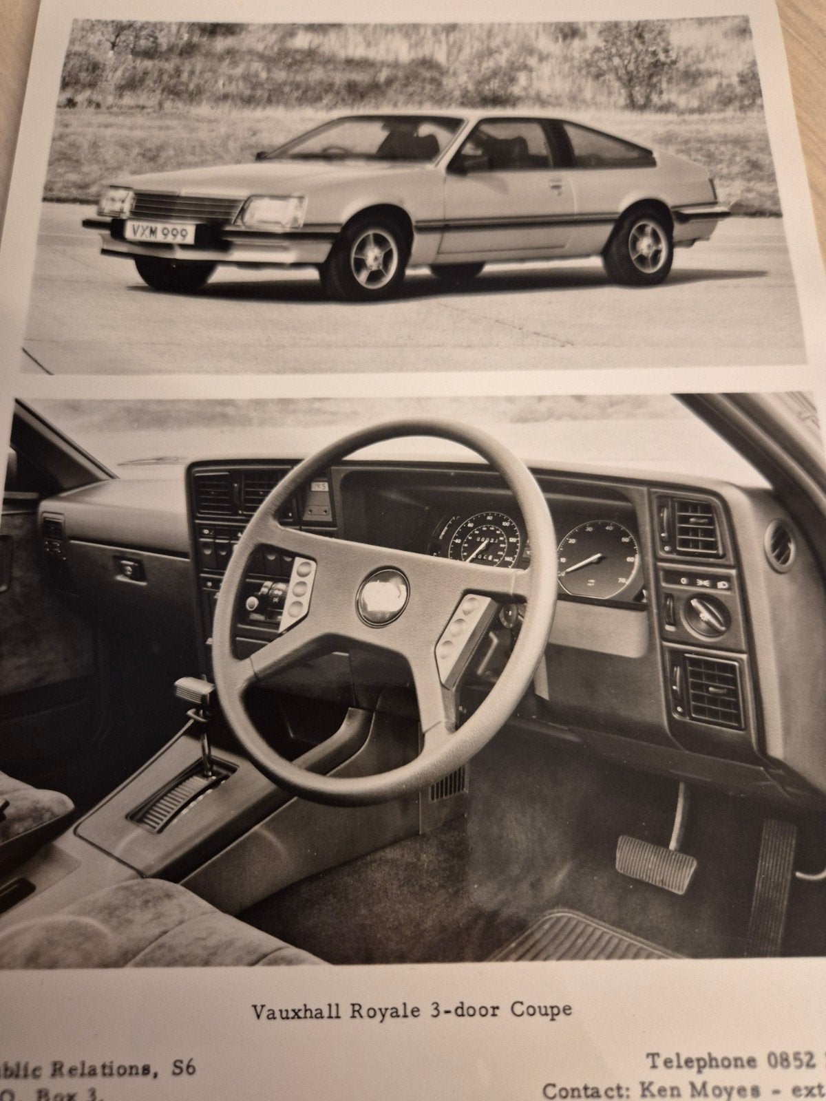 1978 Vauxhall Royale coupé persfoto Opel Monza porto 2,85, Ophalen of Verzenden, Zo goed als nieuw, Opel