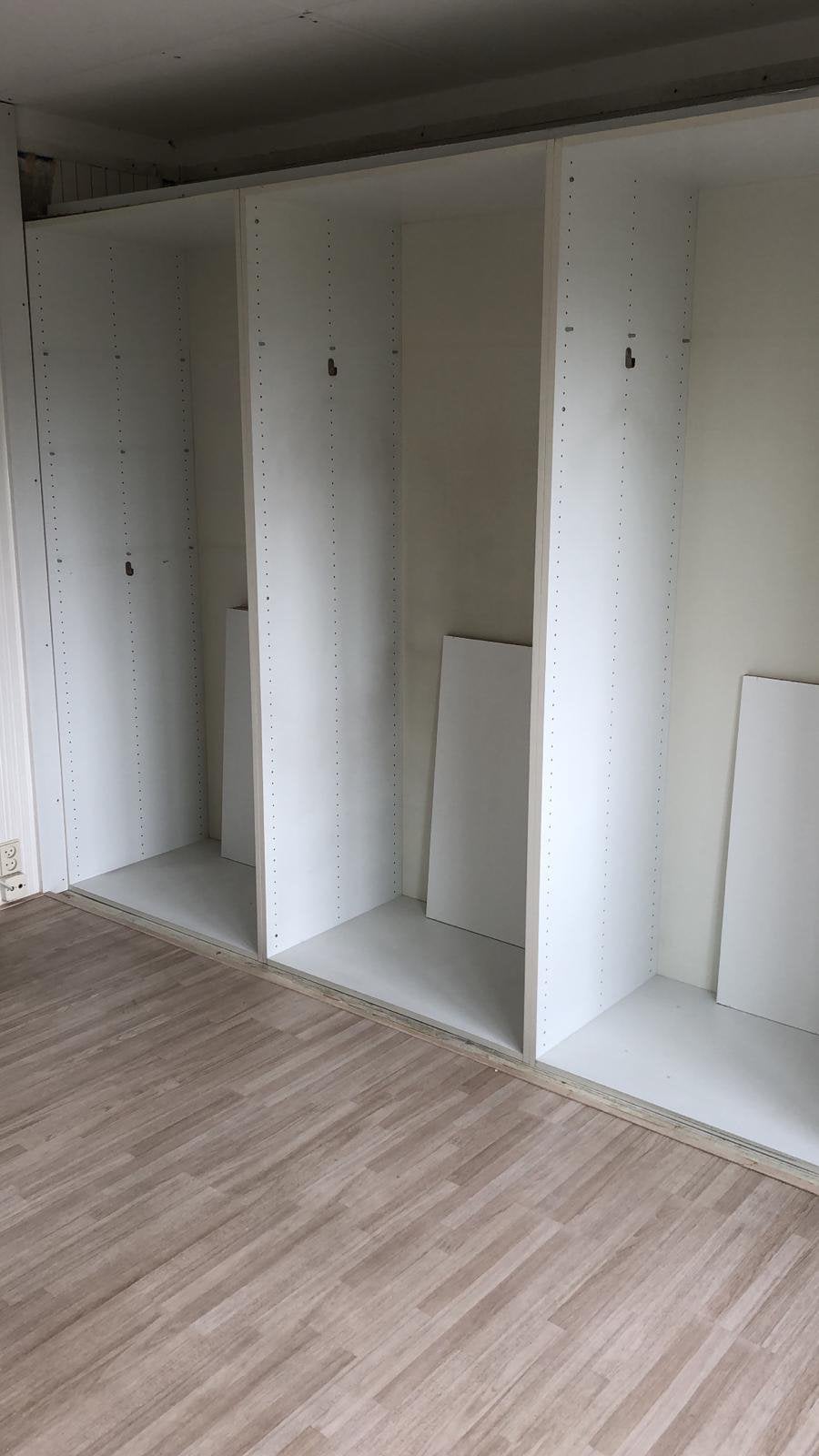 Kledingkast basiselement wit 4x 90/203,5cm, Ophalen, 50 tot 75 cm, 50 tot 100 cm