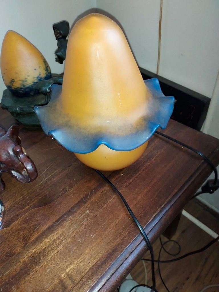 Vintage Hanglampje en Schemerlampen pate ver - Warme Kleuren, Ophalen