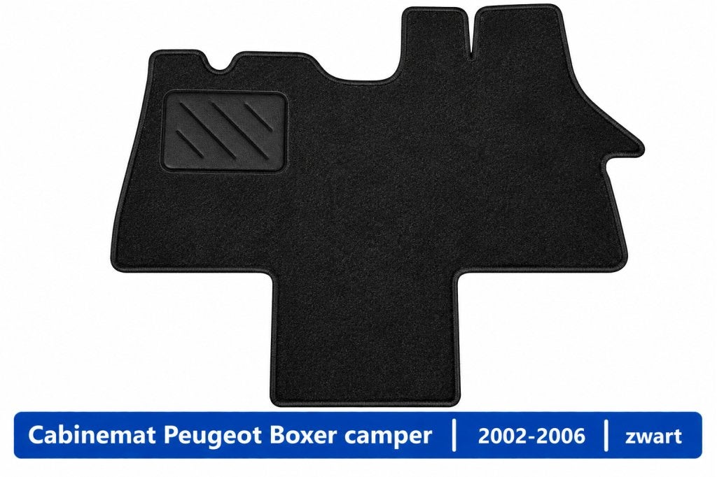 Cabinemat Peugeot Boxer camper 2002-2006 | zwart, Buurserstraat 15 A, 7481 EG,Haaksbergen, Ophalen of Verzenden, Info@123CamperOnderdelen.nl