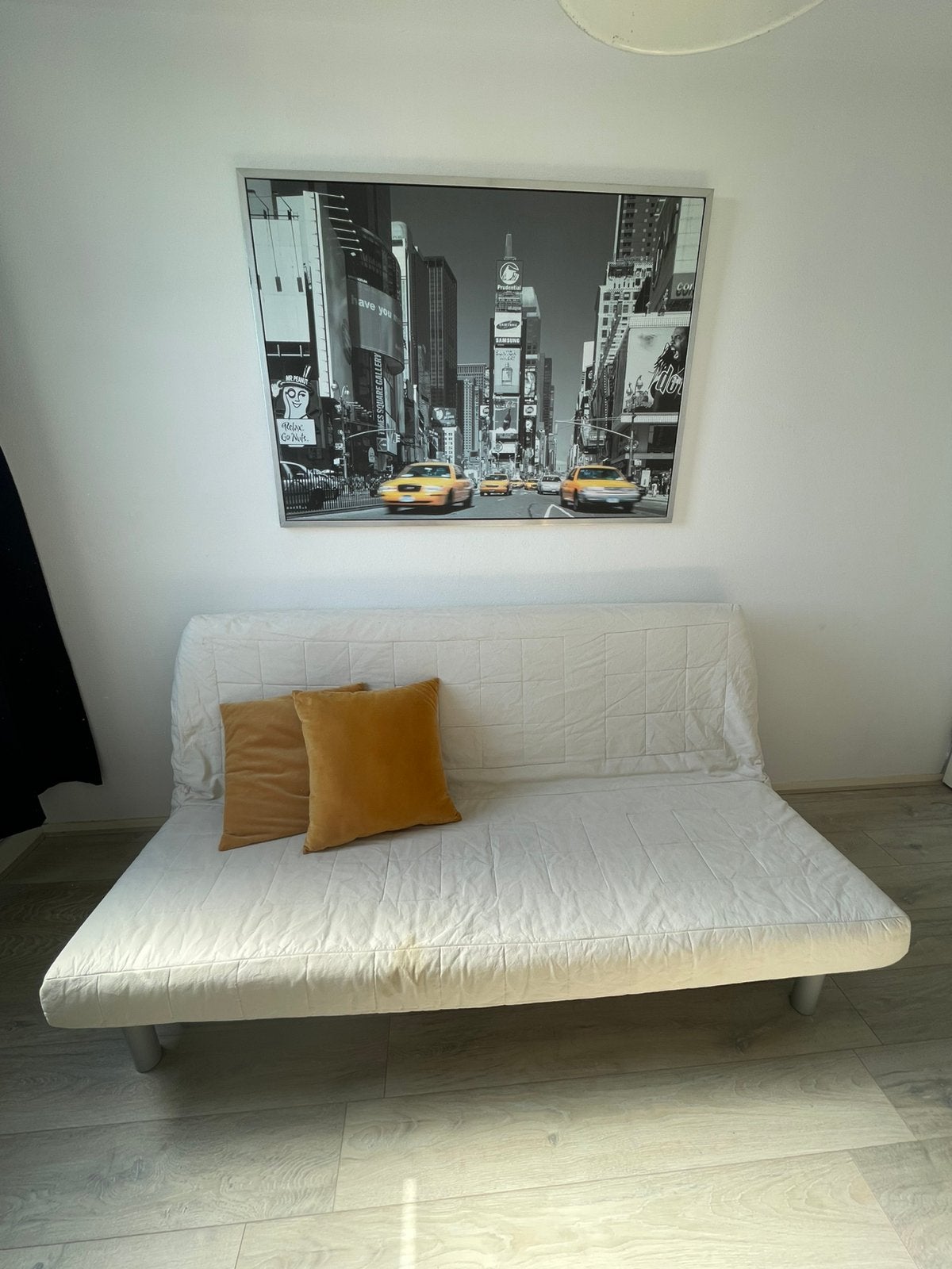 Bedbank in zeer goede staat, Ophalen, Zo goed als nieuw, Tweepersoons, 140 cm