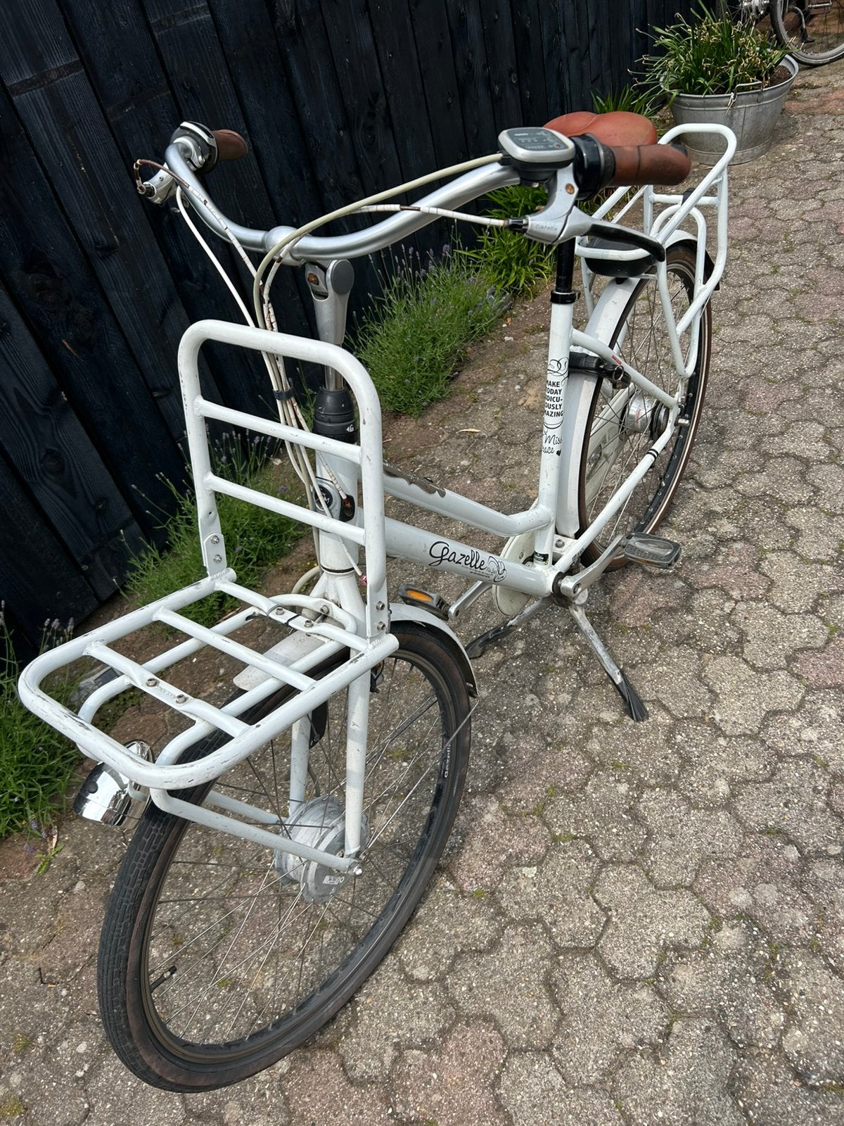 Gazelle miss grace dames fiets t.e.a.b., Fietsen en Brommers, Ophalen, Versnellingen, Trommelrem, 53 tot 56 cm