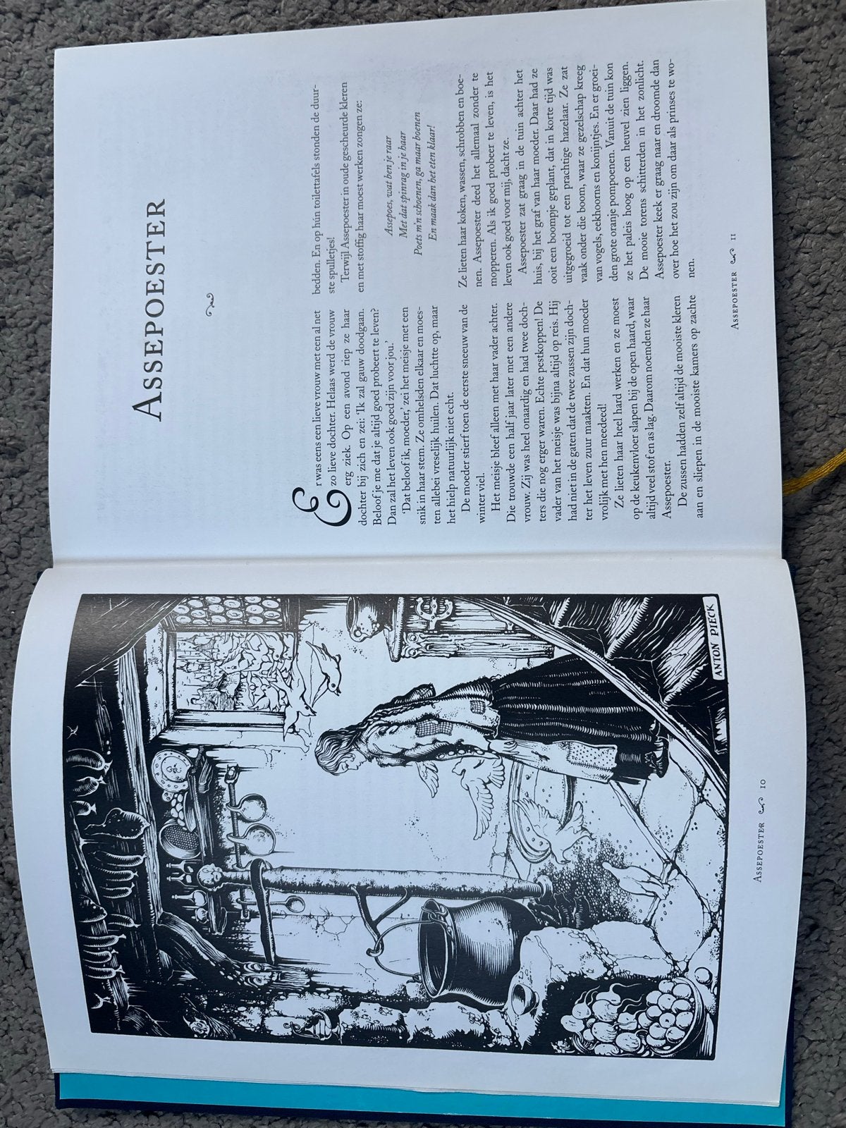Sprookjesboek van De Efteling - Anton Pieck illustraties, Ophalen of Verzenden, Zo goed als nieuw