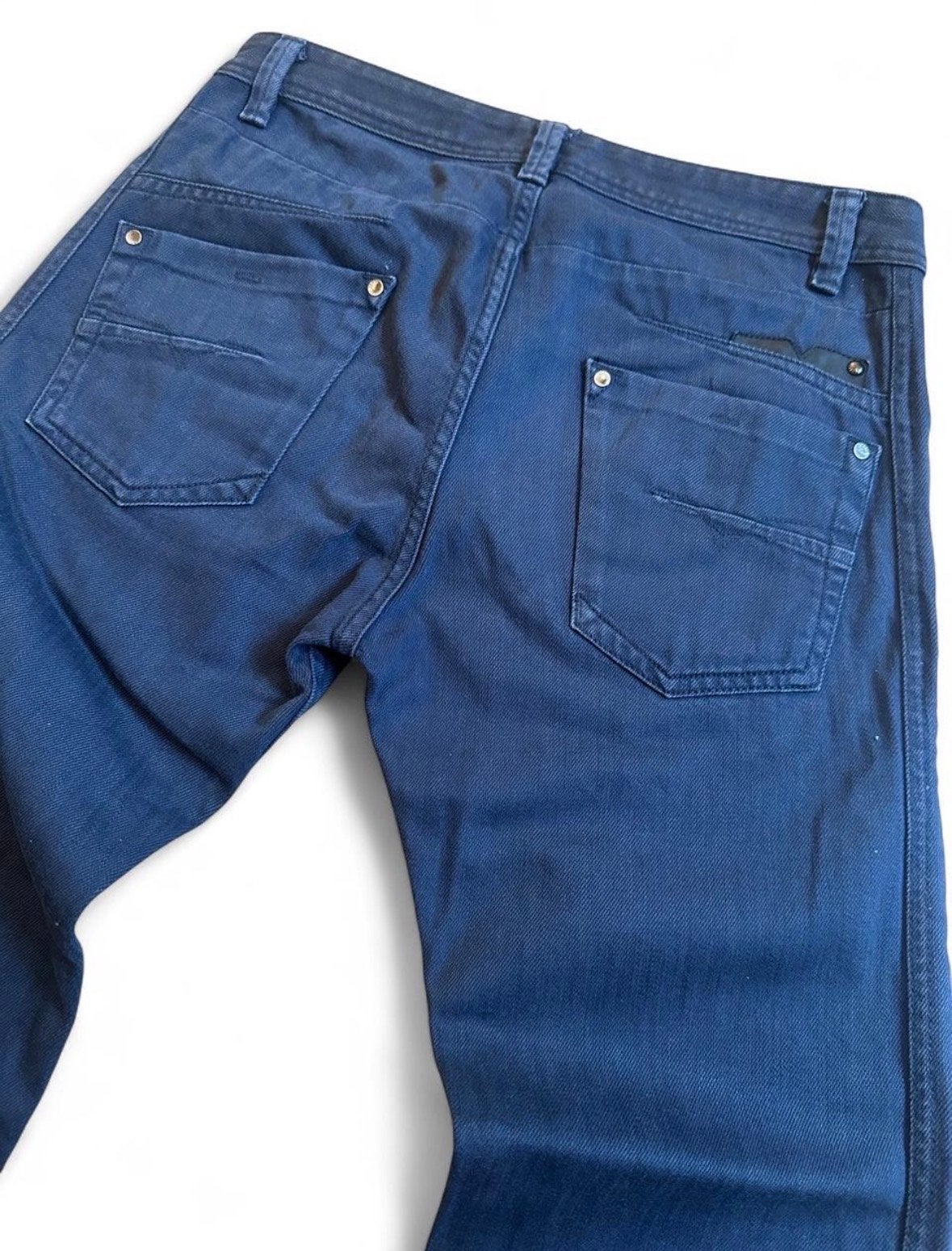 Diesel Darron 3D Jeans 31x28 Donkerblauw Button Fly, Ophalen of Verzenden, Gedragen, Blauw, W32 (confectie 46) of kleiner