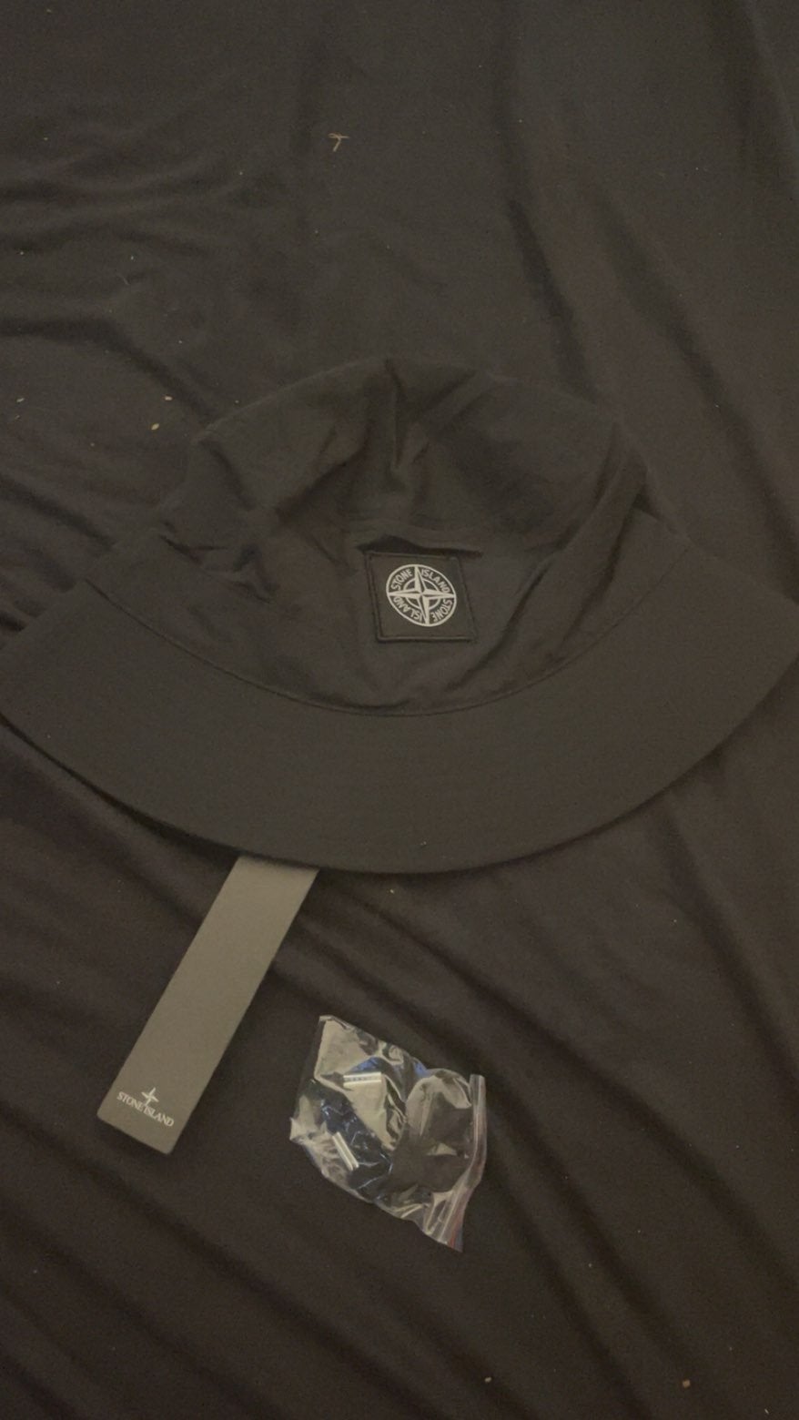 Nieuwe Stone Island Hoed - Zwart, Verzenden, Hoed, Nieuw, One size fits all