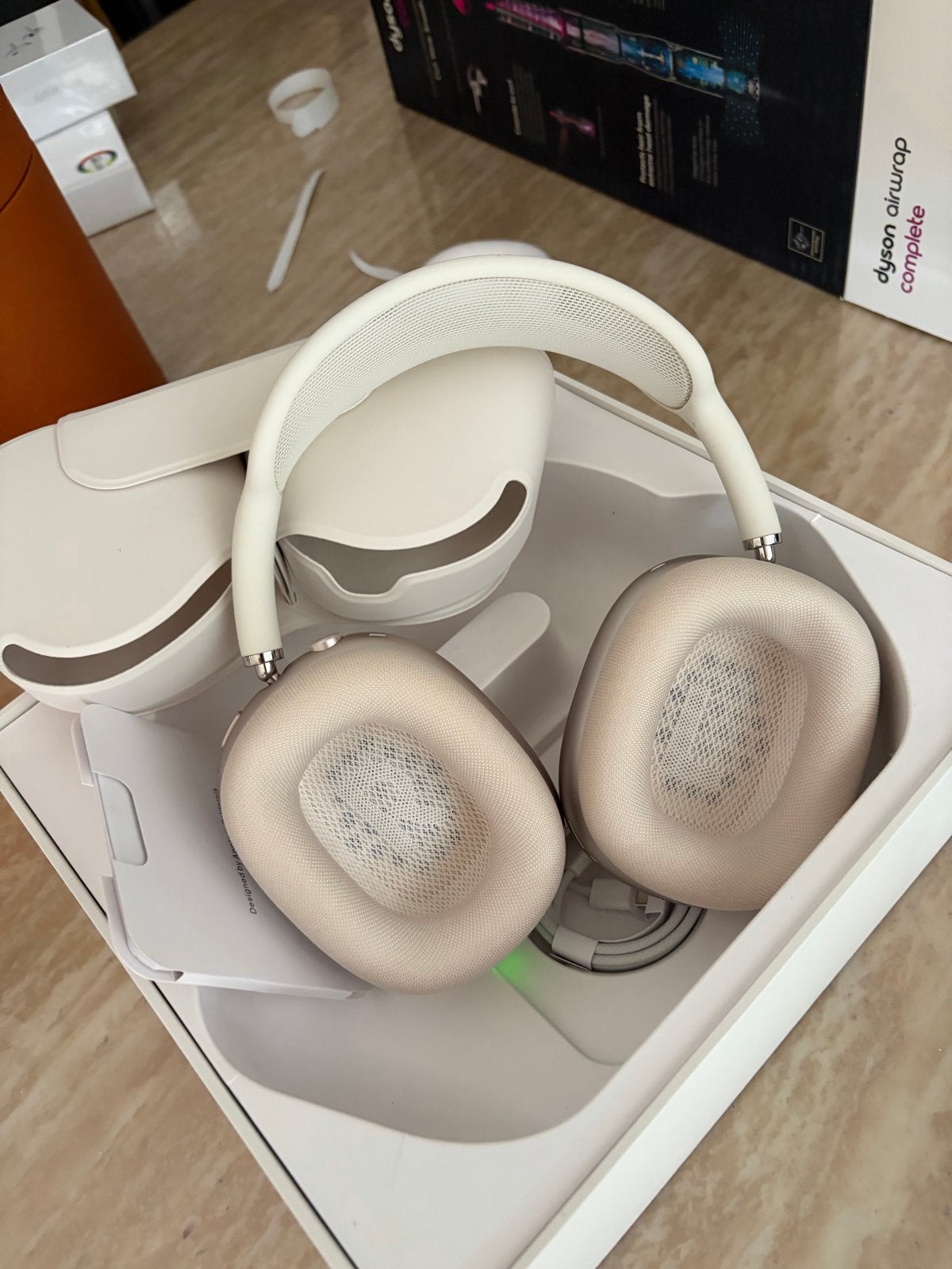Apple AirPods Max - Zilver/Wit - Zo goed als nieuw, Audio, Tv en Foto, Koptelefoons, Zilver, Bluetooth, Nieuw, Ophalen of Verzenden