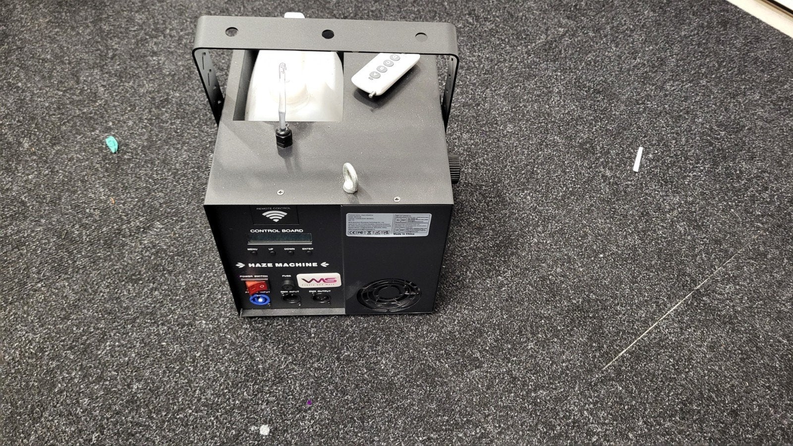 Haze Machine met Afstandsbediening - Zo goed als nieuw, Ophalen of Verzenden, Zo goed als nieuw, Rookmachine