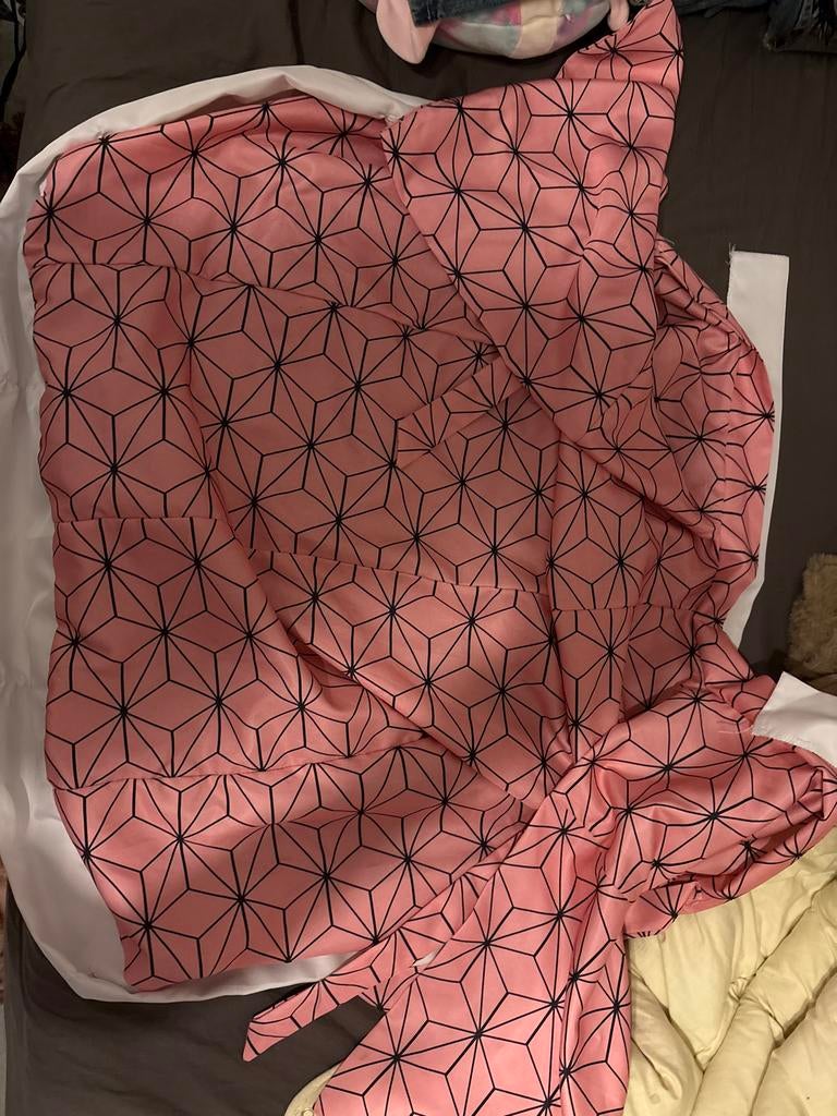 Nezuko Kamado Cosplay Jas - Demon Slayer, Ophalen of Verzenden, Zo goed als nieuw, Bovenkleding