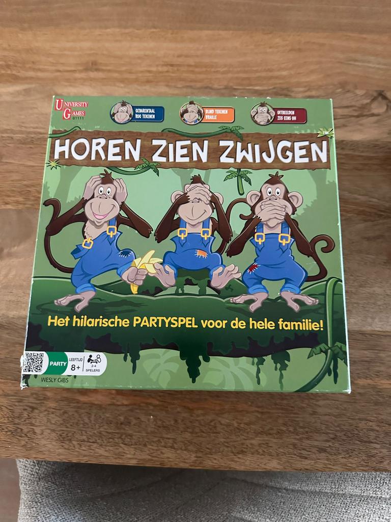 Spelletje horen zien zwijgen, Ophalen of Verzenden, Nieuw