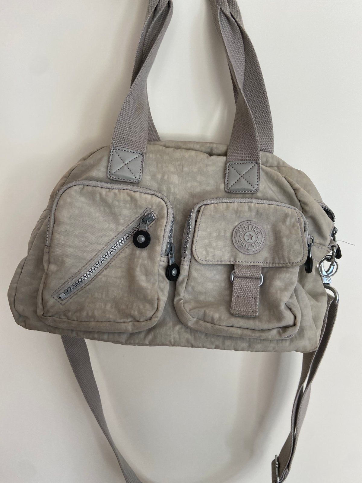 Kipling Defea Schoudertas, Ophalen of Verzenden, Gebruikt, Beige, Schoudertasje