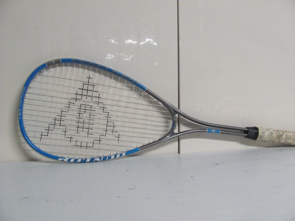Dunlop squashracket de firepower ti, Ophalen of Verzenden, Zo goed als nieuw, Racket, Met hoes