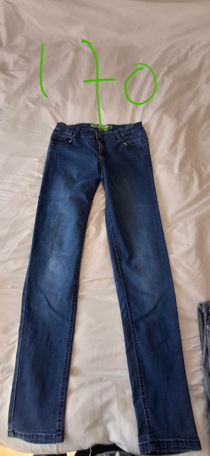 spijker broek recht mt 170, Ophalen of Verzenden, Zo goed als nieuw, Jongen, Broek