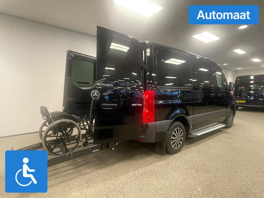 Mercedes Sprinter L1H1 Rolstoelbus Automaat 215 CDI, Auto's, Bestelauto's, Automaat, 12 maanden, Stof, Gebruikt