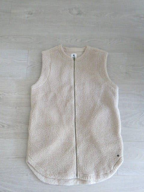 Garcia bodywarmer soft teddy maat L, Beige, Maat 42/44 (L), Ophalen of Verzenden, Zo goed als nieuw