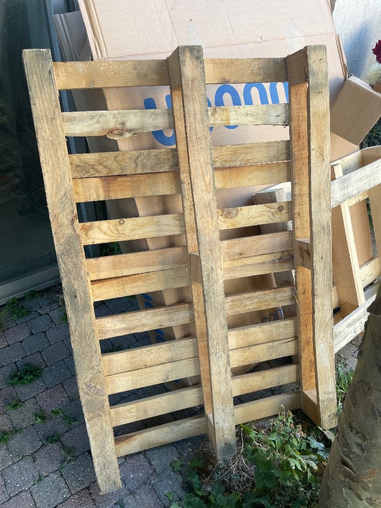 Pallets, Ophalen, Gebruikt, Minder dan 25 mm, Pallet
