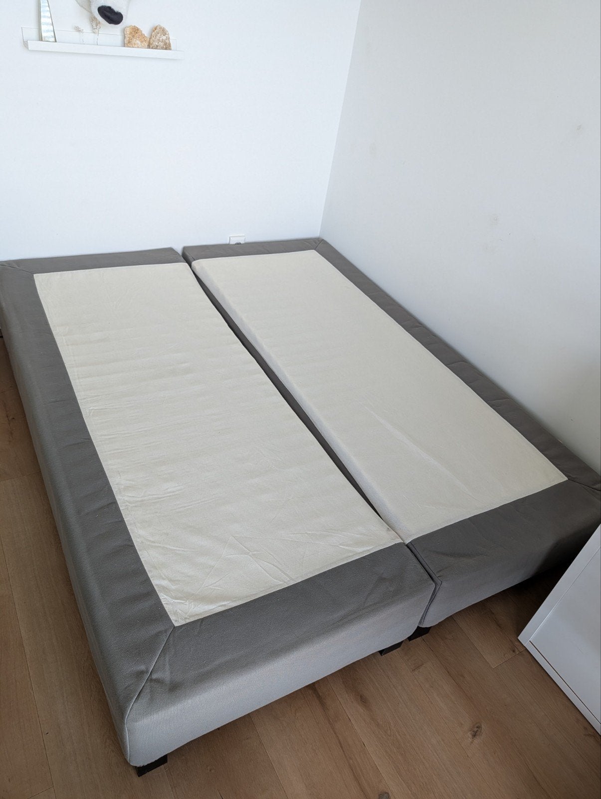 IKEA Espevär Boxspring 160x200 cm (excl. matras), Overige materialen, Gebruikt, Tweepersoons, Ophalen of Verzenden