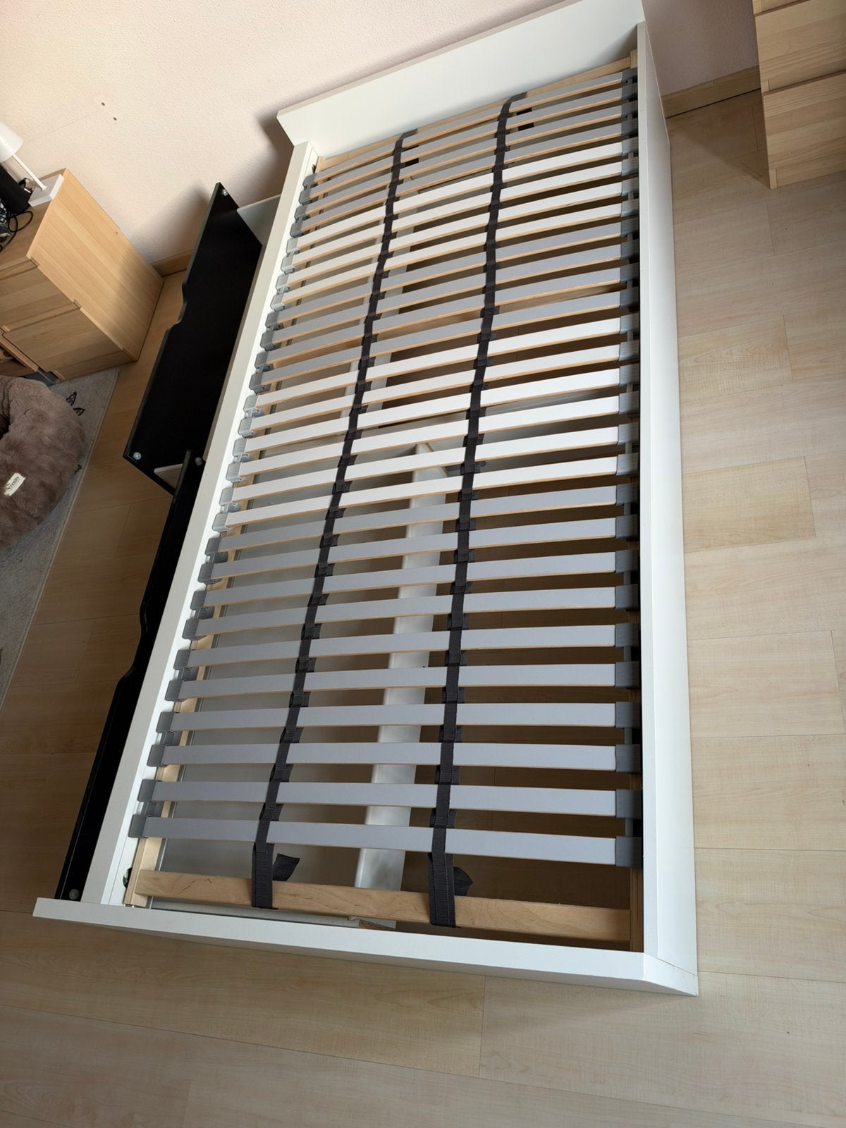 Bed Ikea met 2 lades. Ev. met matras niet op foto, Huis en Inrichting, Ophalen, Gebruikt, 90 cm, Eenpersoons