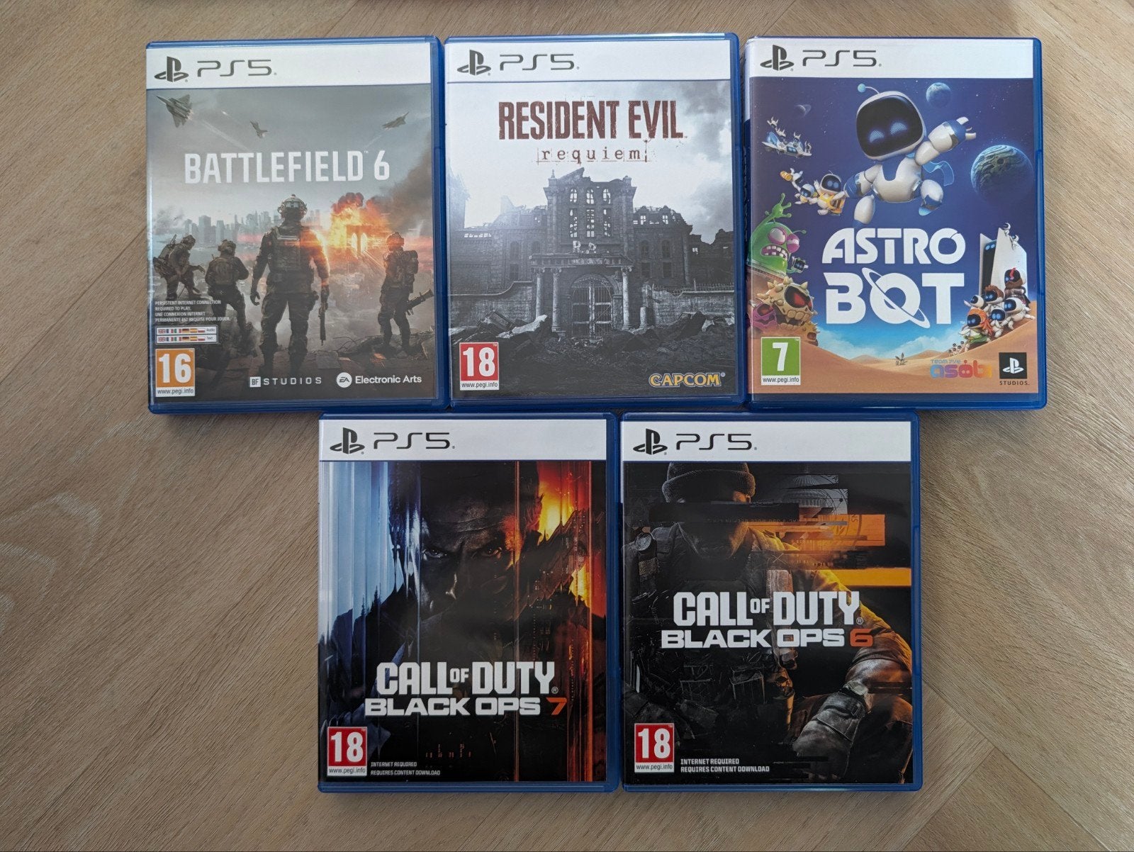 Battlefield 6, Resident Evil Requiem, Astro Bot, Black Ops, Online, Vanaf 18 jaar, Shooter, 1 speler