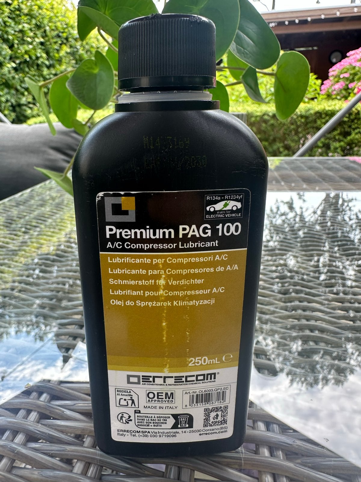 Premium PAG 100 A/C Compressor Olie 250ml, Auto-onderdelen, Airco en Verwarming, Ophalen of Verzenden, Nieuw
