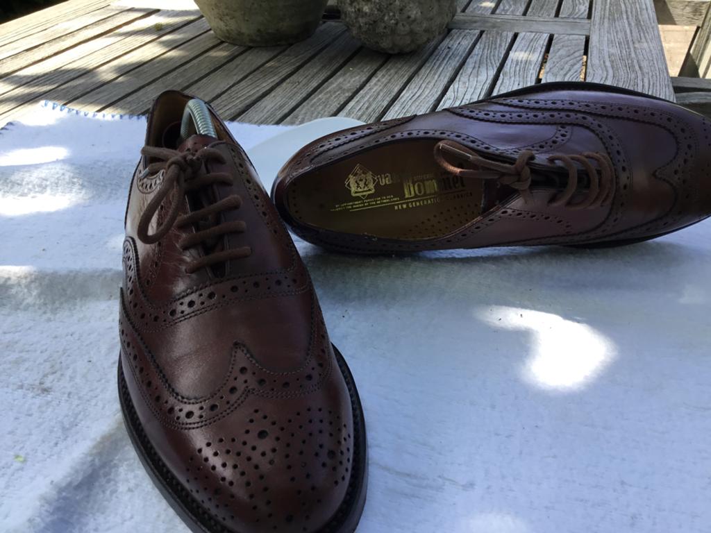 2 paar Van Bommel veterschoenen, zwart en bruin, maat 39-40, Verzenden, Zo goed als nieuw, Zwart, Veterschoenen