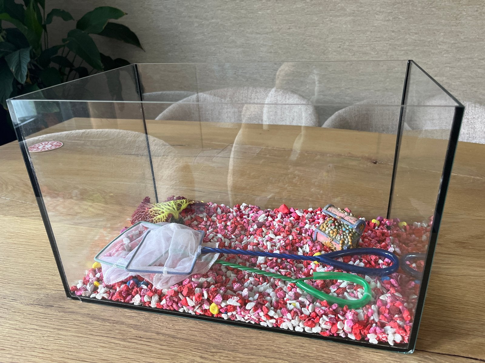 Aquarium glazen bak, Dieren en Toebehoren, Ophalen, Gebruikt, Overige merken, Leeg aquarium
