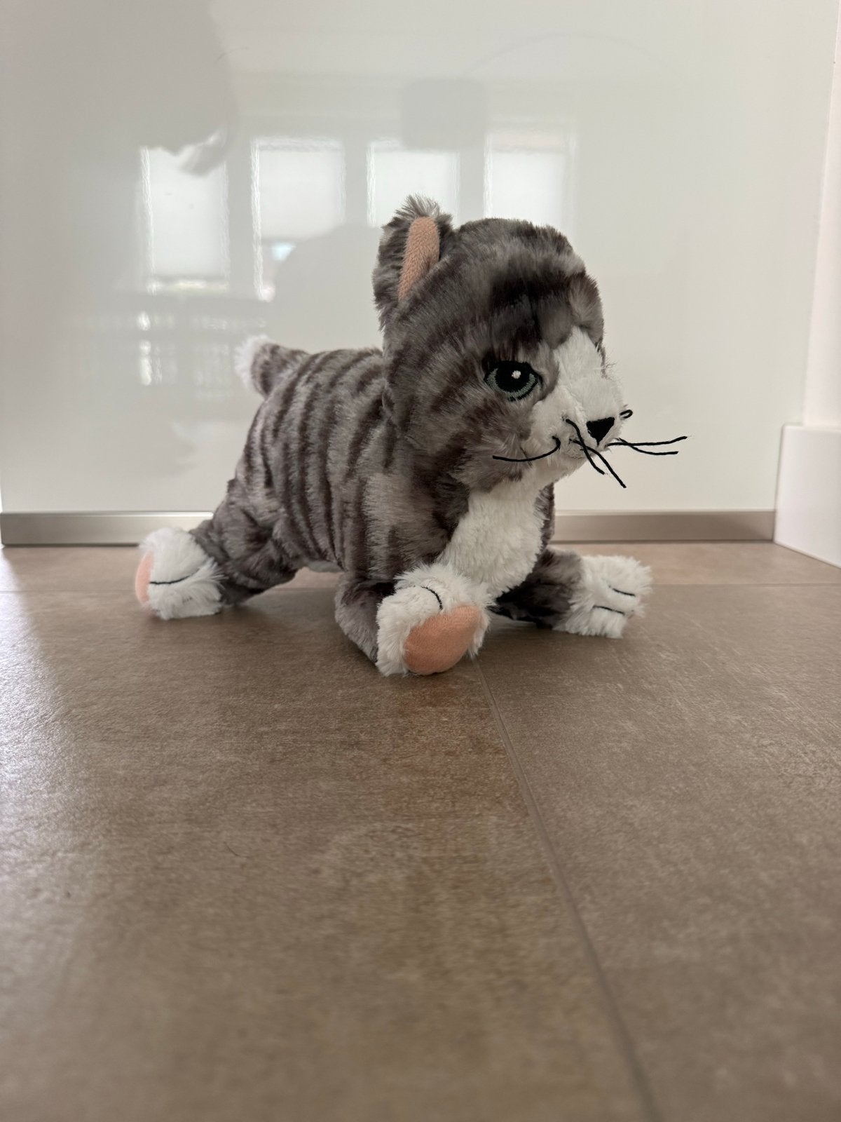 Leuke knuffels: Kat, Pikachu, Pichu, Konijn, Takkie, Met licht, Grijs, Ophalen of Verzenden, Zo goed als nieuw