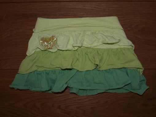Limegroen salsa rokje (92-98), Ophalen of Verzenden, Gebruikt, Meisje, Jurk of Rok