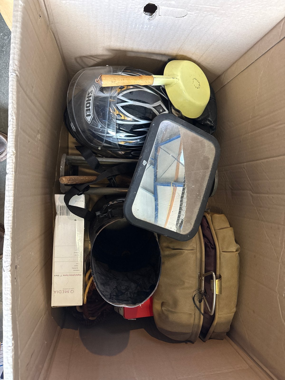 Shoei helm en diverse spullen, Ophalen, M, Heren, Integraalhelm