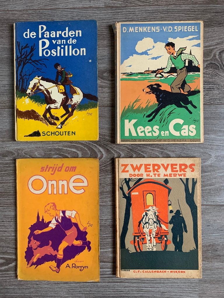 Zondagschool boekjes uit de vorige eeuw, Ophalen of Verzenden, Gelezen, Stripboeken