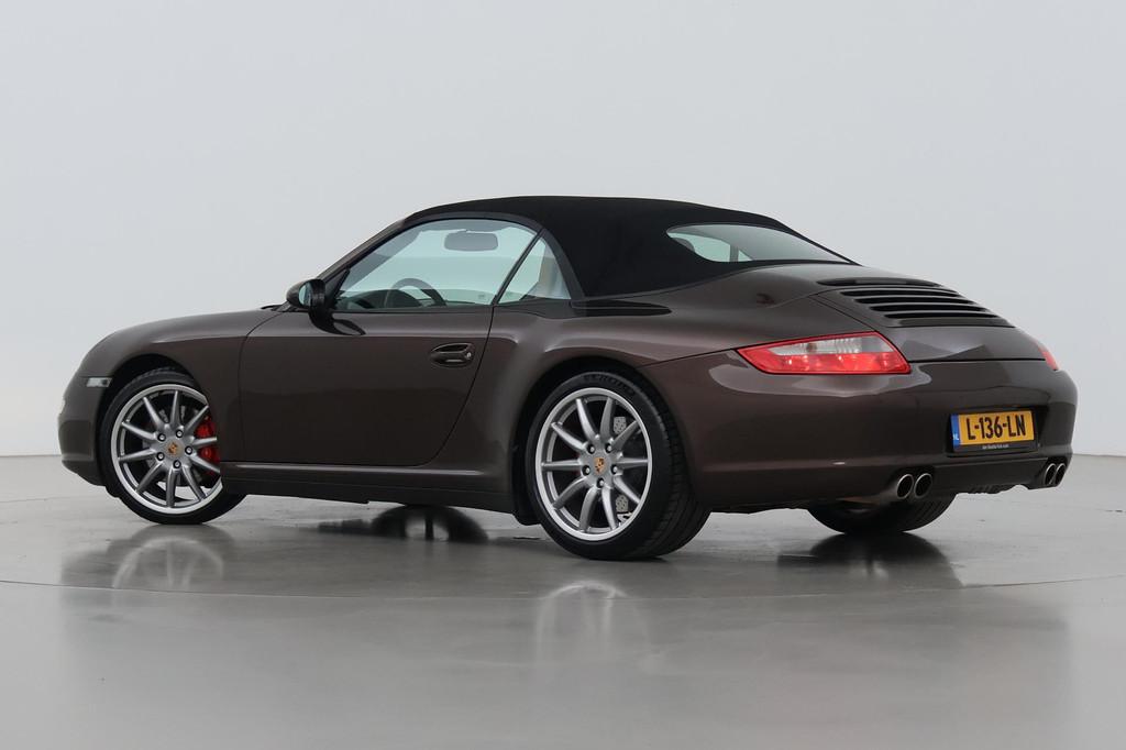Porsche 911 Cabrio 3.8 Carrera 4S 997.1 | Handgeschakeld | M, Auto's, Porsche, Gebruikt, Leder, Handgeschakeld, Vierwielaandrijving