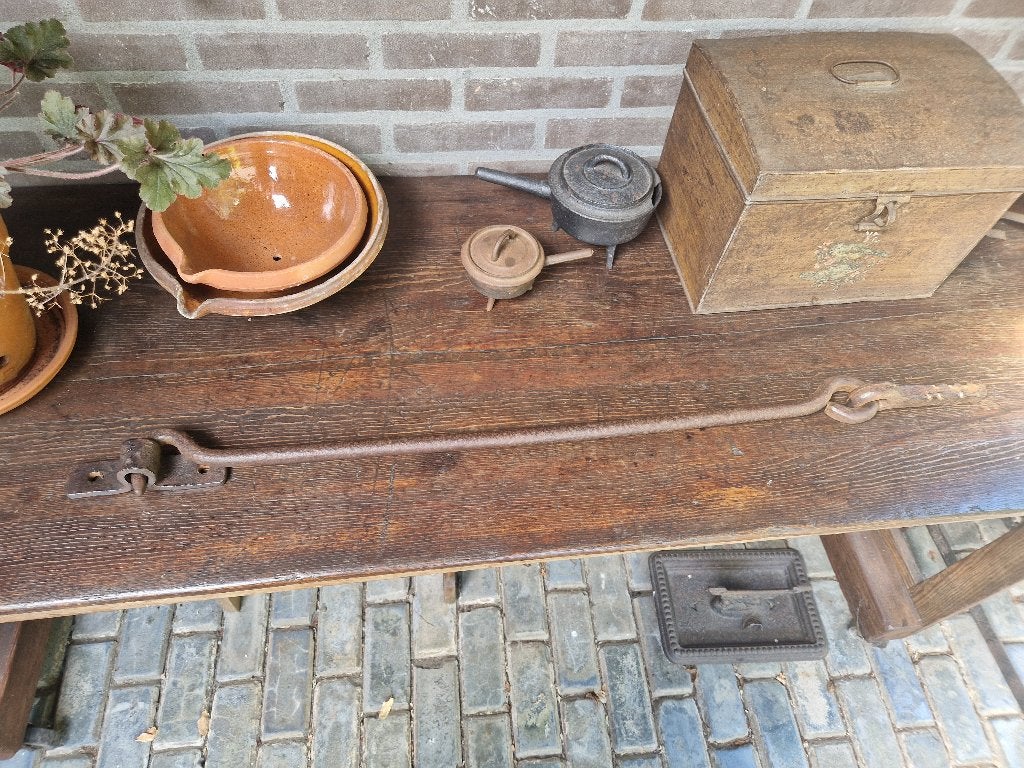 grote antieke poorthaak - kerkdeur haak, Ophalen of Verzenden